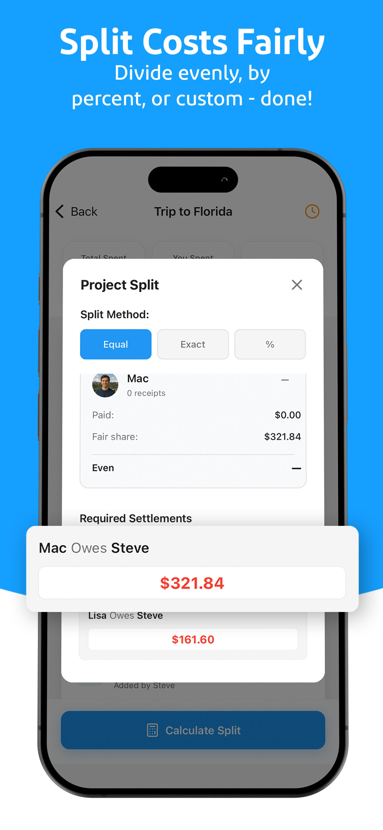 SplitSlip – Split costs